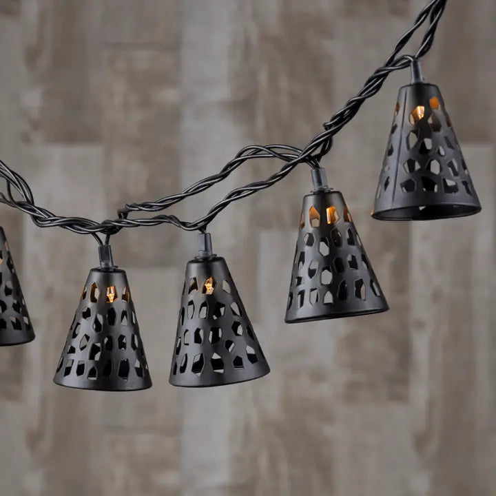 Metal Shade String Lights - 6ft
