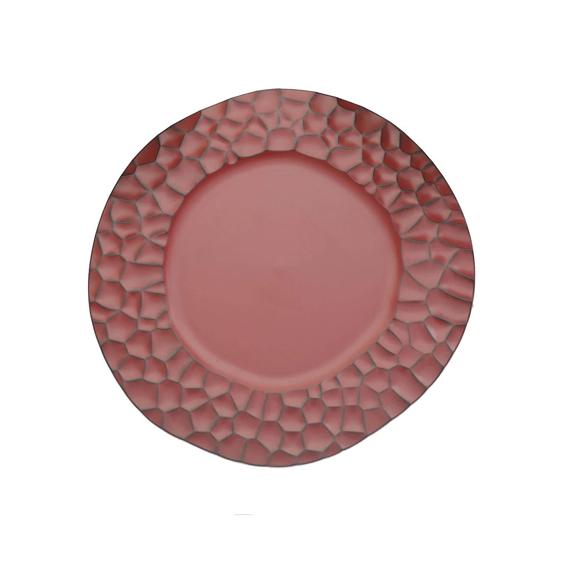 13" Matte Hammered Chargers | 6 Pack