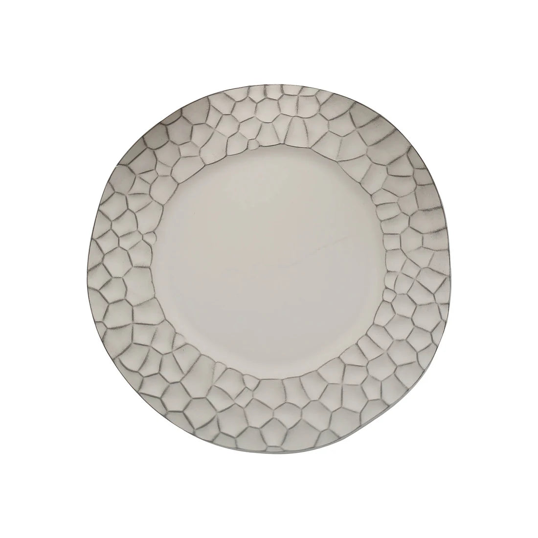 13" Matte Hammered Chargers | 6 Pack