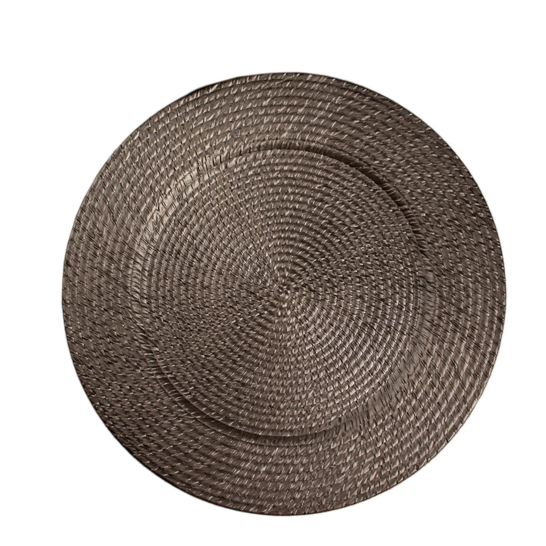 13" Boho Rattan Look Acrylic Chargers | 6 Pack