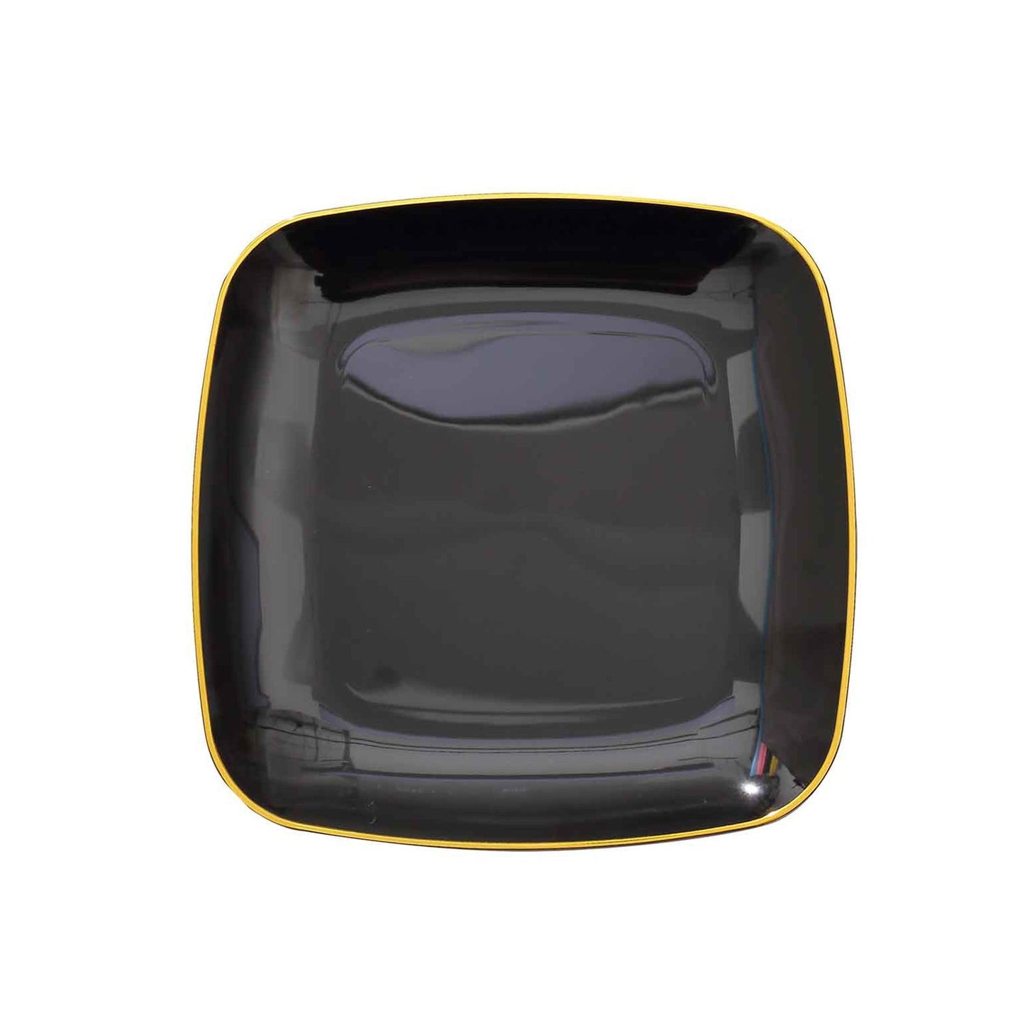 Squircle Shaped Gold Rimmed Plates | Value Packs