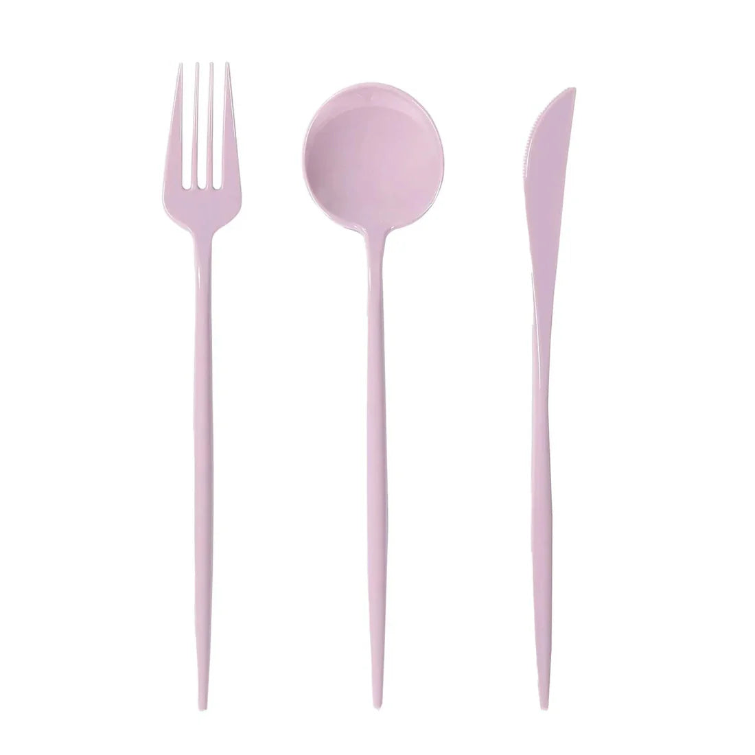 60 Pcs Dramatic Tall & Sleek Cutlery