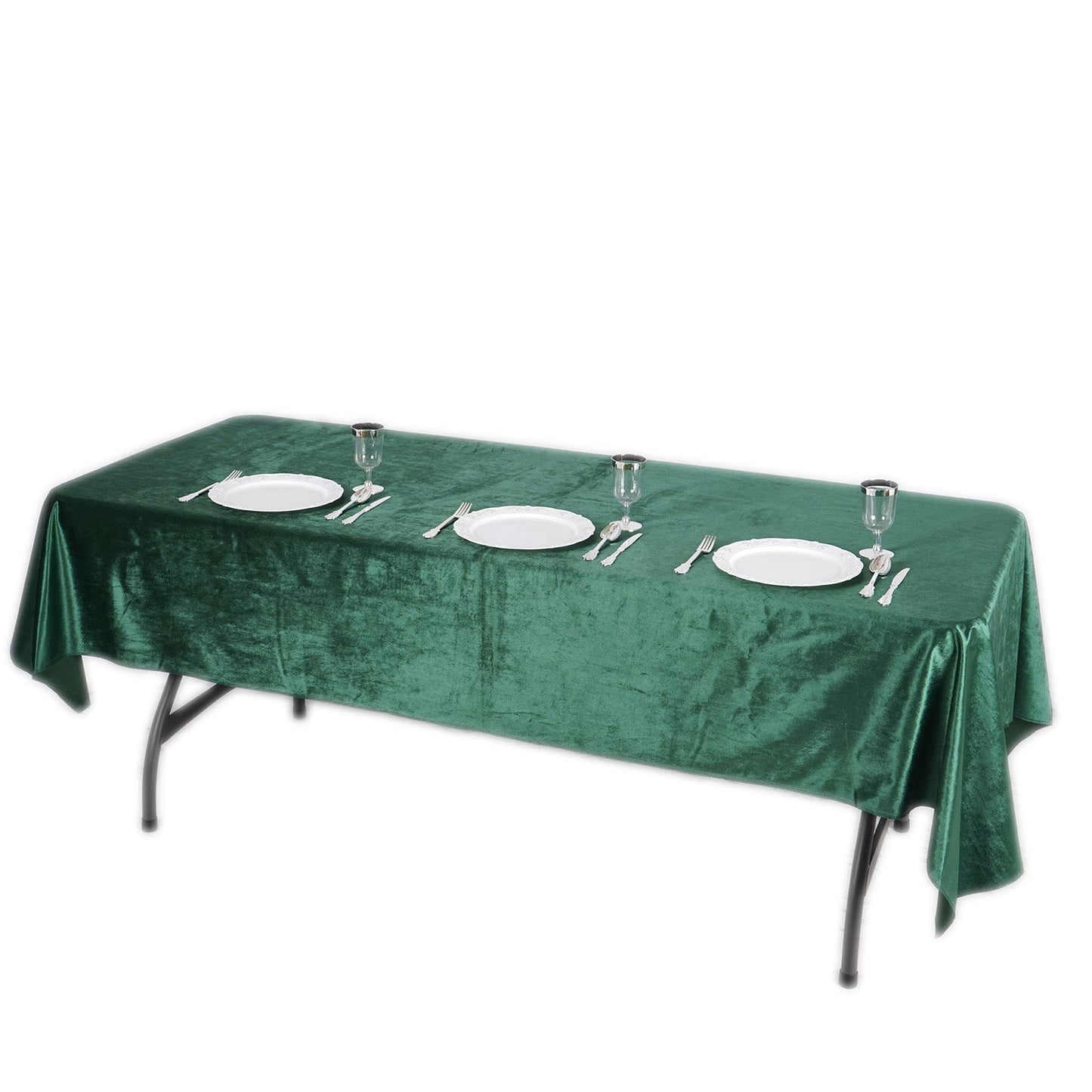 Luxurious Rectangle Velvet Tablecloth