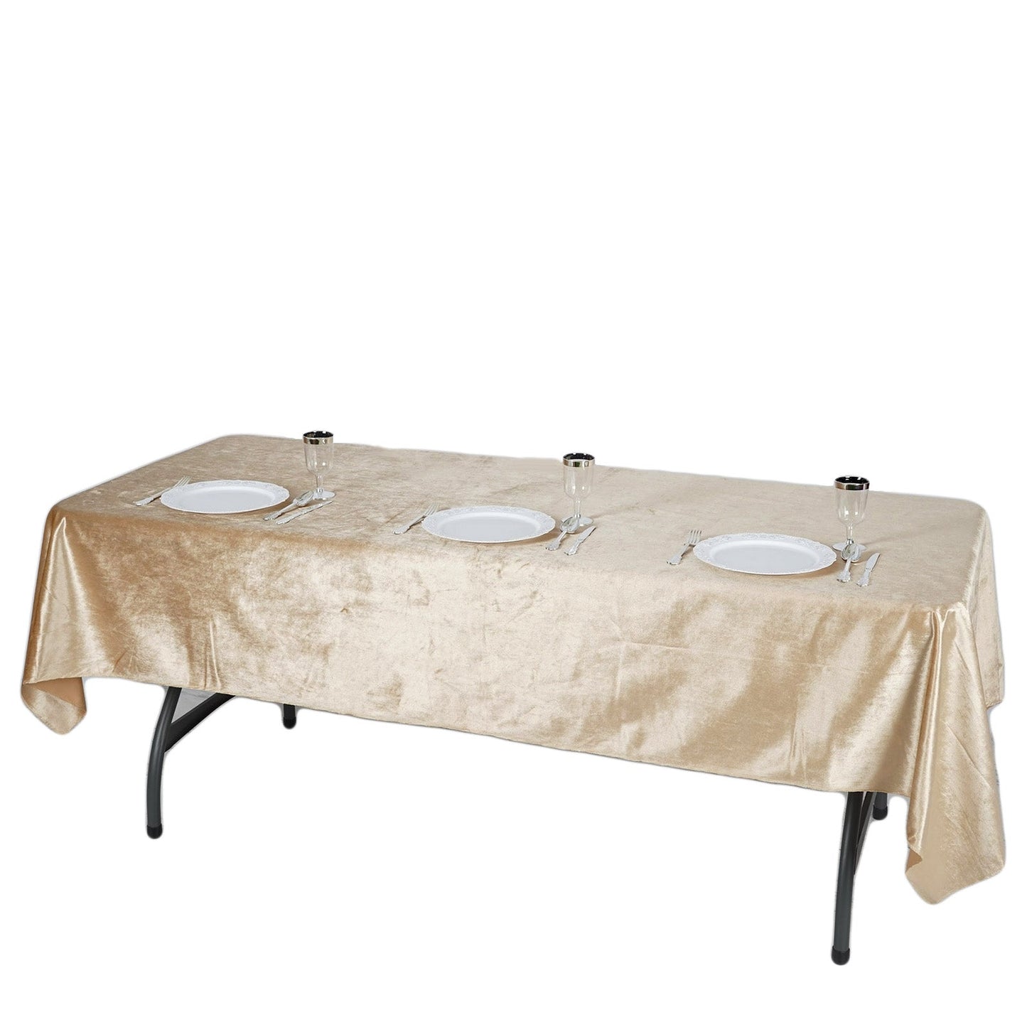 Luxurious Rectangle Velvet Tablecloth