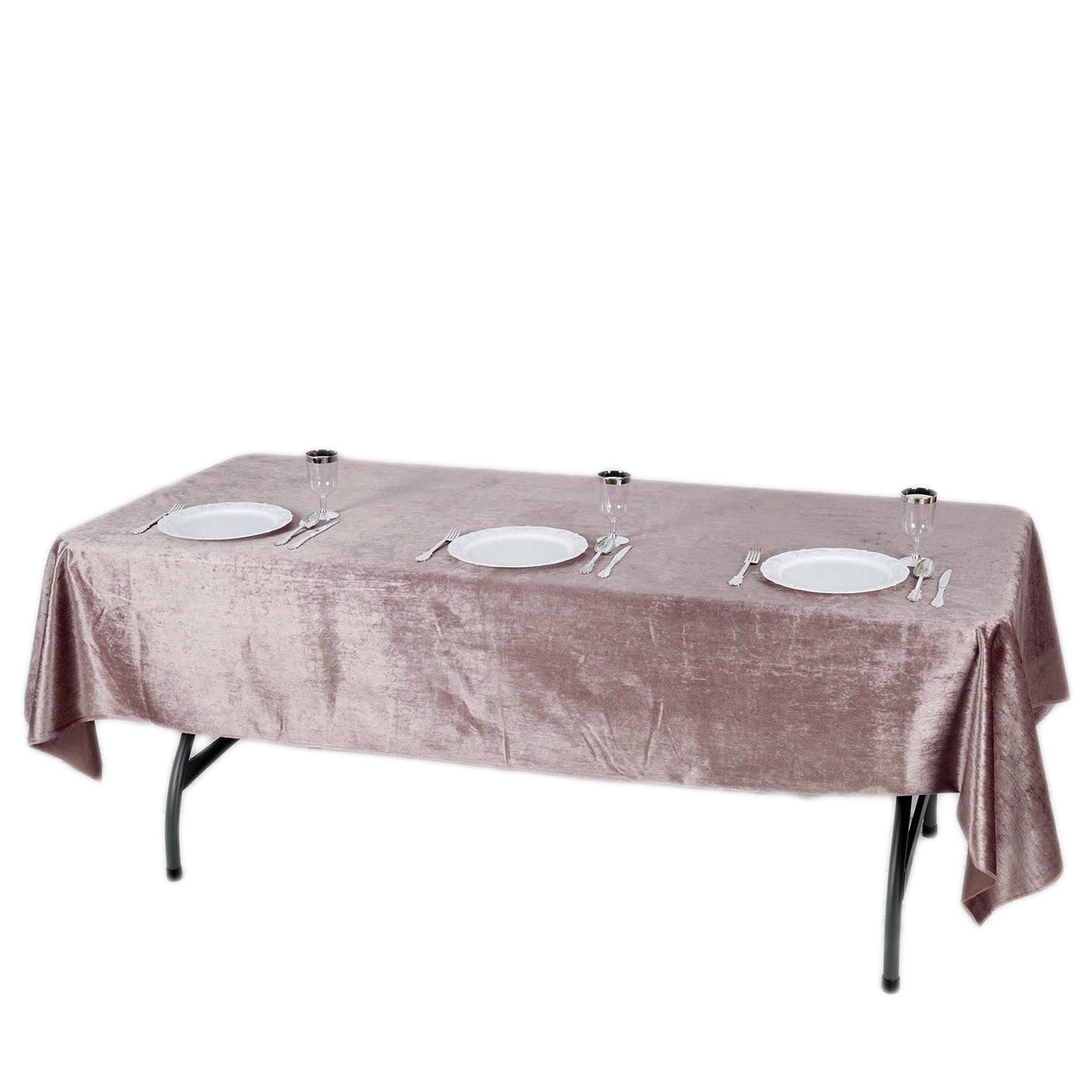 Luxurious Rectangle Velvet Tablecloth
