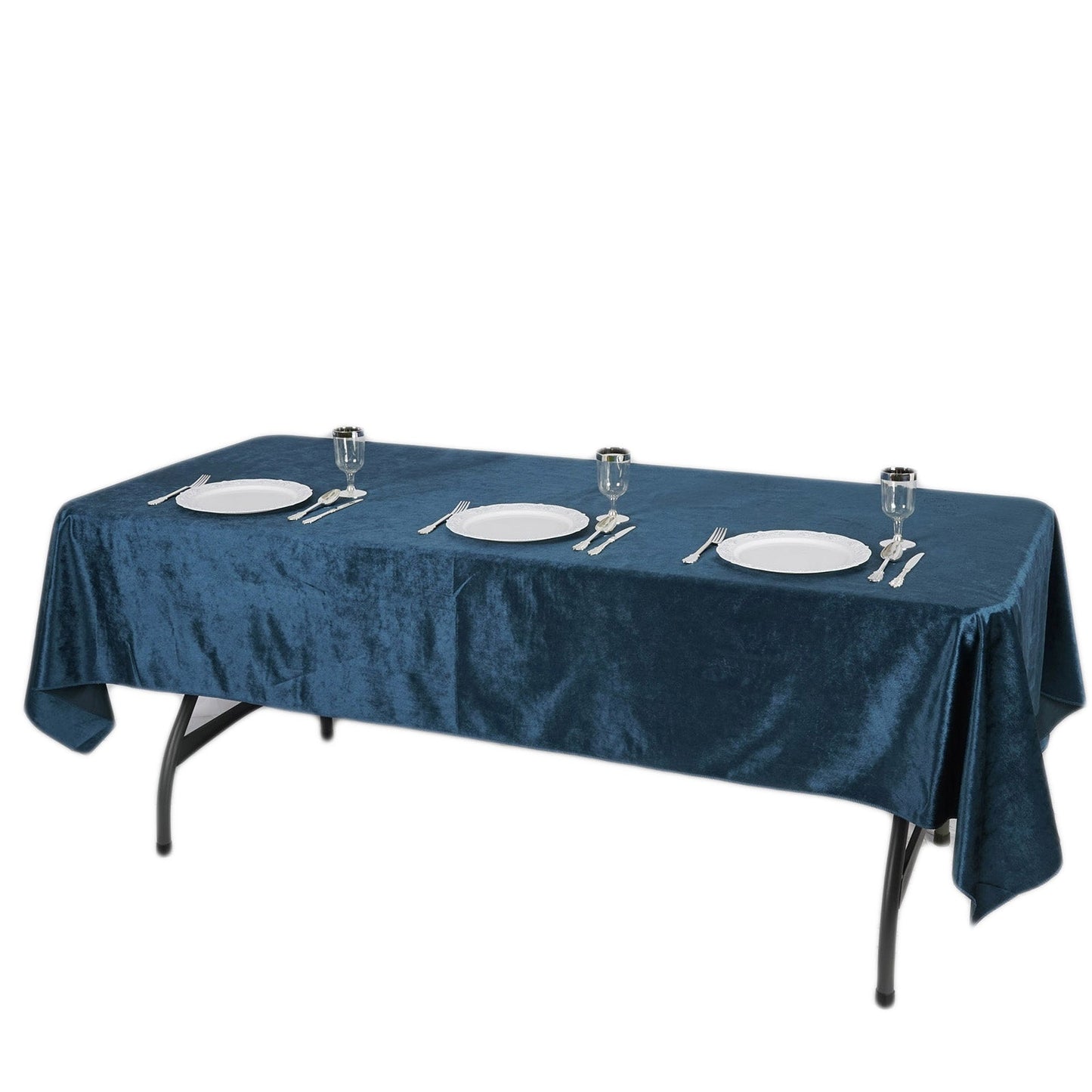 Luxurious Rectangle Velvet Tablecloth