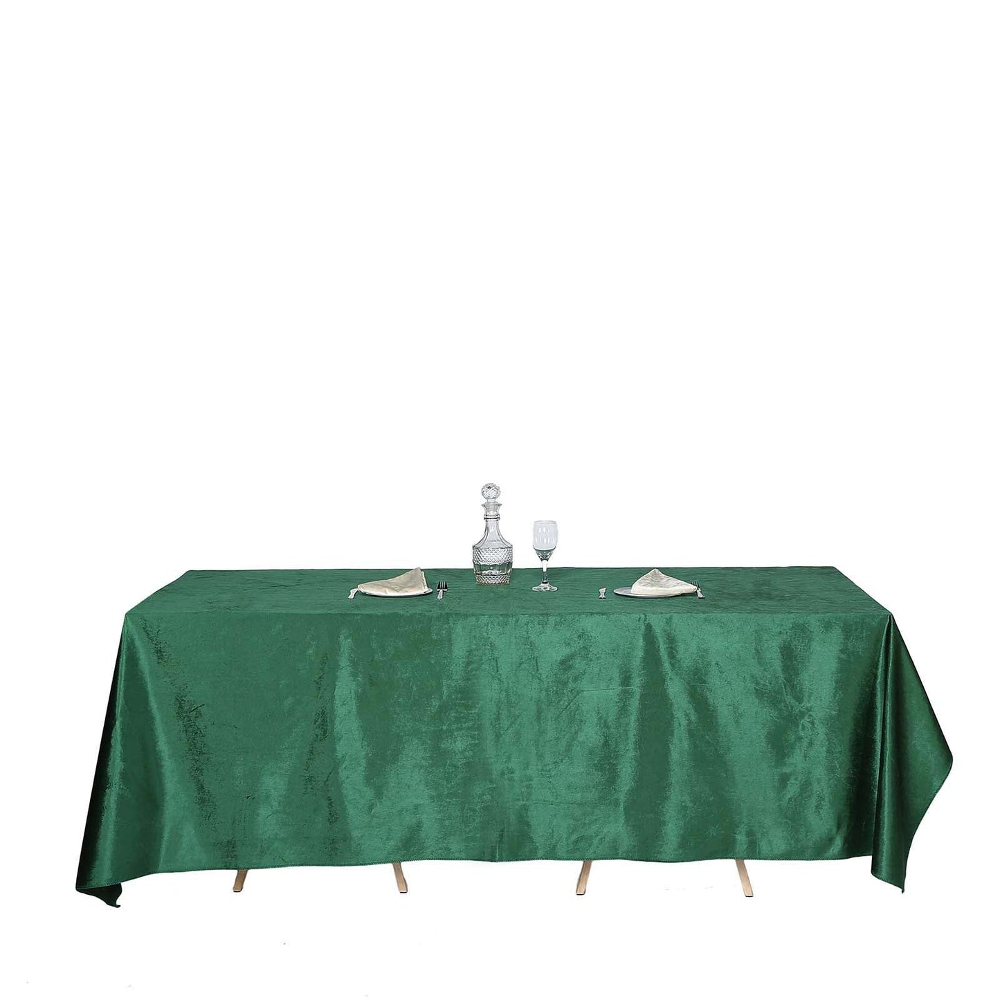 Luxurious Rectangle Velvet Tablecloth