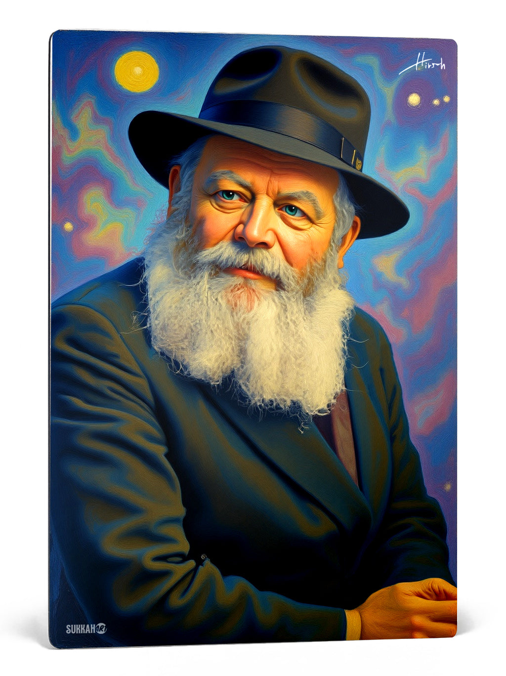 Lubavitcher Rebbe on Waterproof Metal by Hirsch
