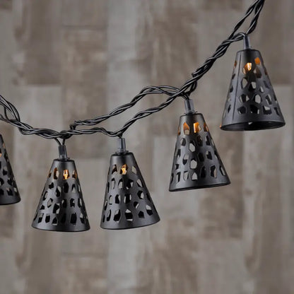Metal Shade String Lights - 6ft