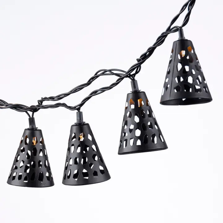 Metal Shade String Lights - 6ft