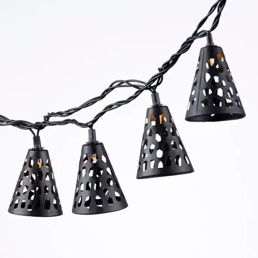 Metal Shade String Lights - 6ft