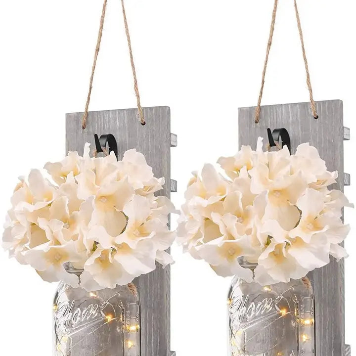 11" x 4" Nautical Rustic Wall Sconces - Set of 2
