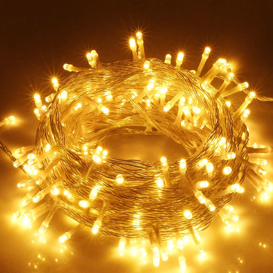 9.8" 300 LED String Light Curtain - with Remote