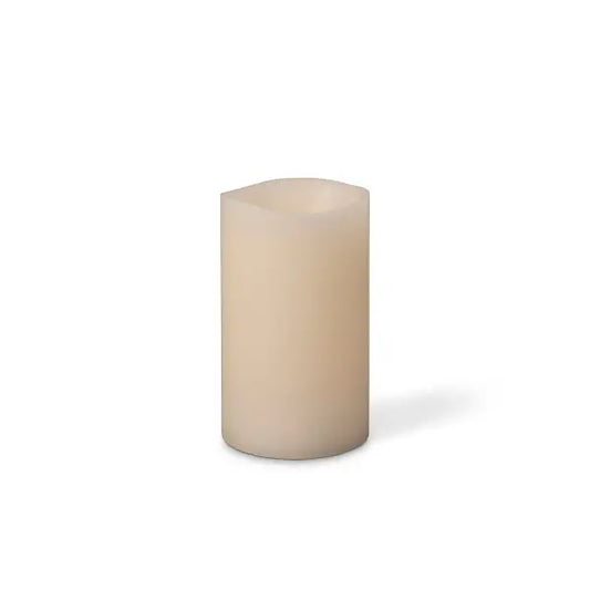 3" x 5" Faux Wax LED Soft Flicker Candle - Battery Powered