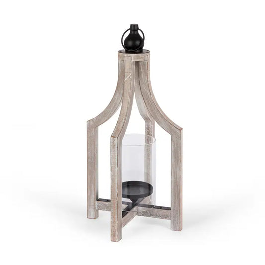 16.14" Extra Large Nautical Wood Lantern - NO CANDLE