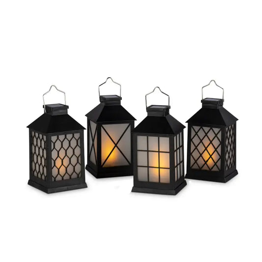 7" Black Lanterns - Set of 4