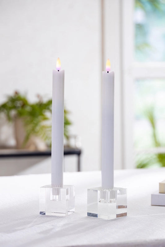 9.65" Taper LED Candles - Set of 2