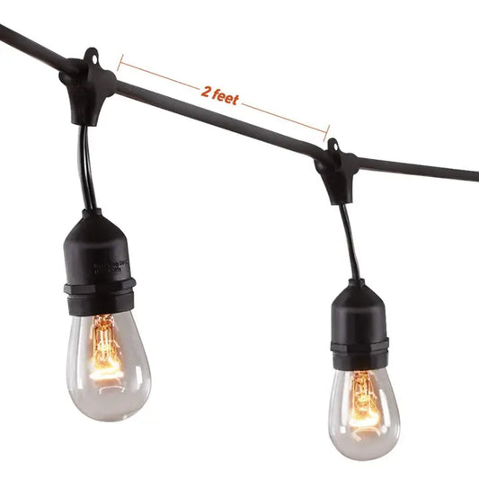 Heavy Duty String Lights Edison Bulbs - 48ft
