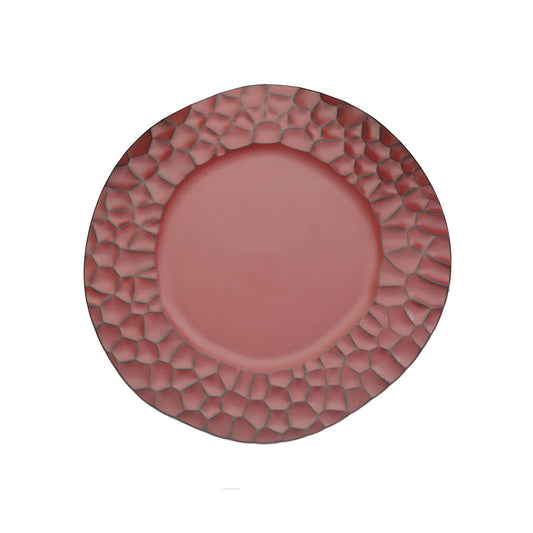 13" Matte Hammered Chargers | 6 Pack