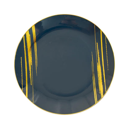 Brush Stroke Gold Rimmed Plates | Value Packs