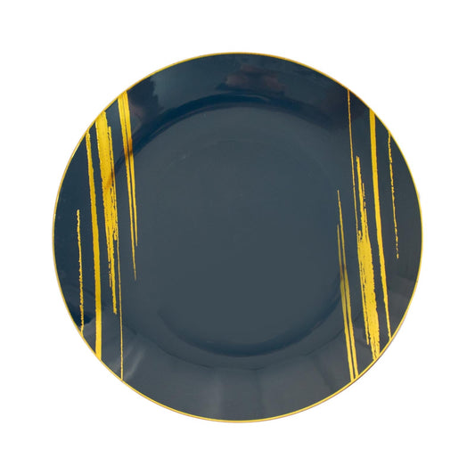 Brush Stroke Gold Rimmed Plates | Value Packs