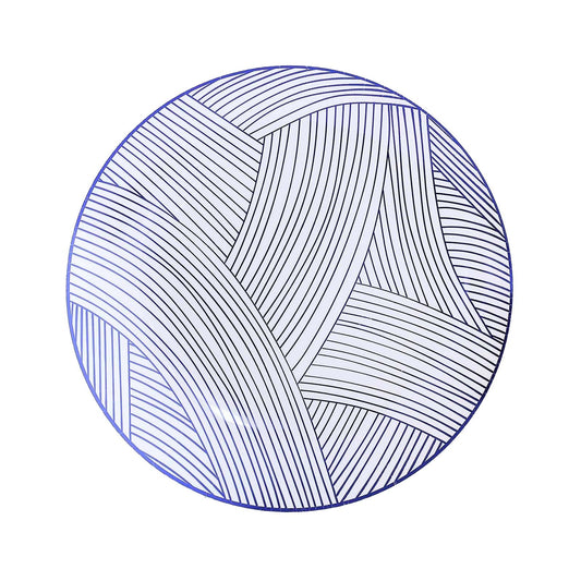 Wave Stroke Gold Rimmed Plates | Value Packs