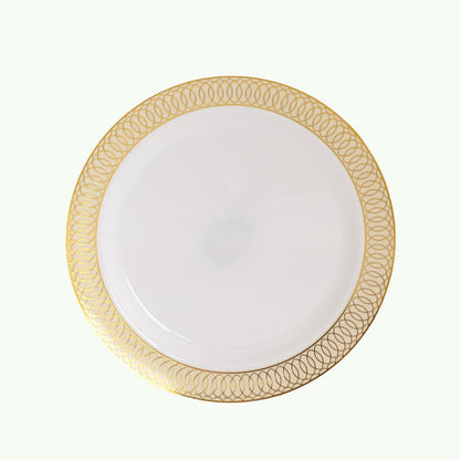 Gold Spiral Rim Plates | Value Packs