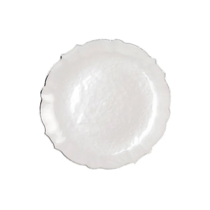 Pearl Sunflower with Scalloped Rim Plates | Value Packs