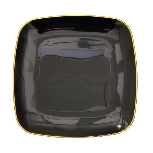 Squircle Shaped Gold Rimmed Plates | Value Packs