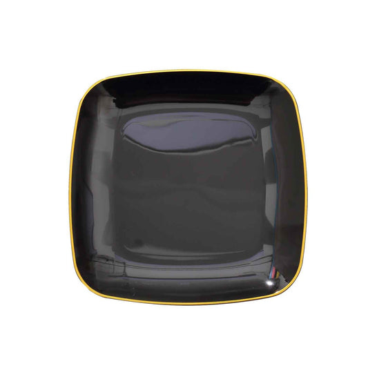 Squircle Shaped Gold Rimmed Plates | Value Packs