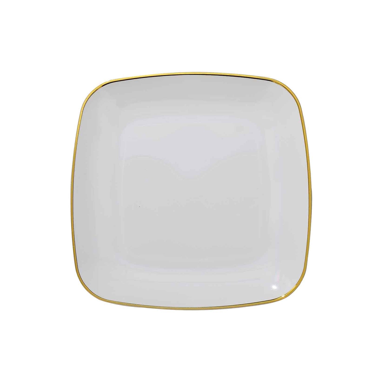 Squircle Shaped Gold Rimmed Plates | Value Packs