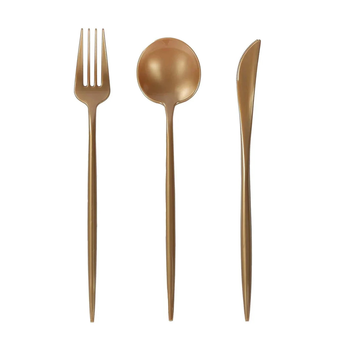 60 Pcs Dramatic Tall & Sleek Cutlery