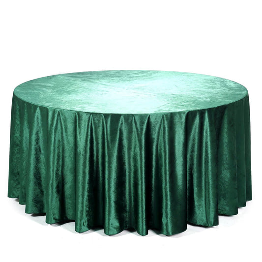 Luxurious Round Velvet Tablecloths