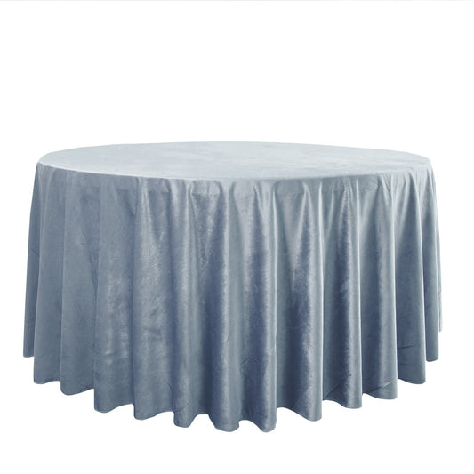 Luxurious Round Velvet Tablecloths