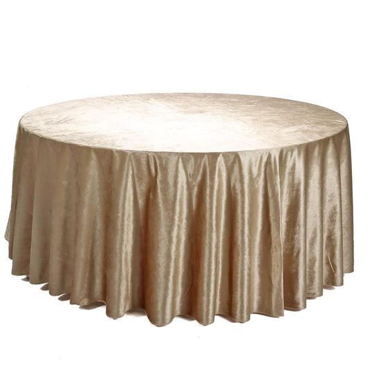 Luxurious Round Velvet Tablecloths