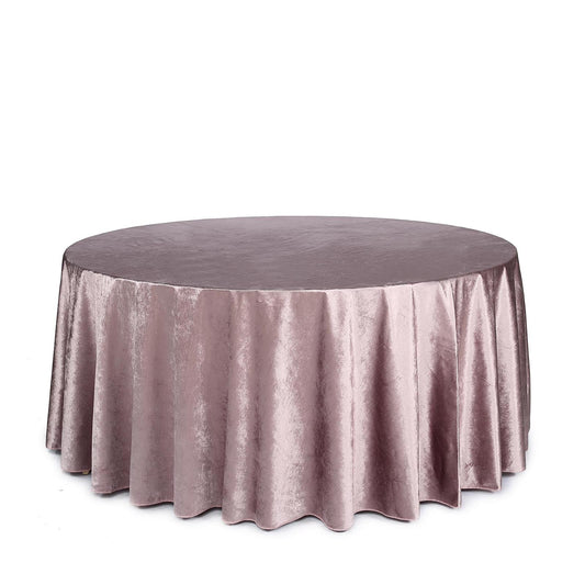Luxurious Round Velvet Tablecloths