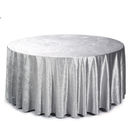 Luxurious Round Velvet Tablecloths