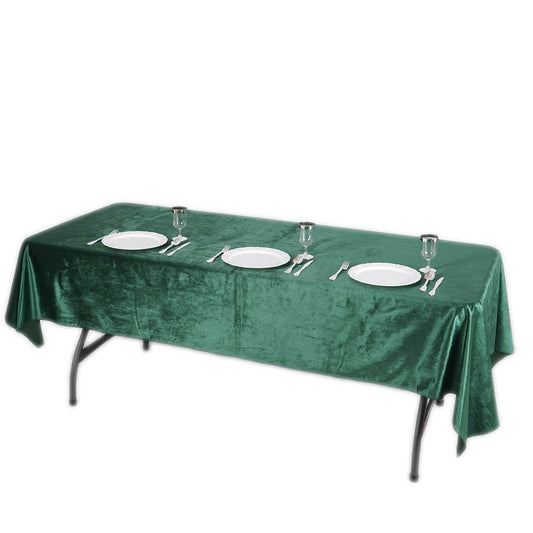 Luxurious Rectangle Velvet Tablecloth