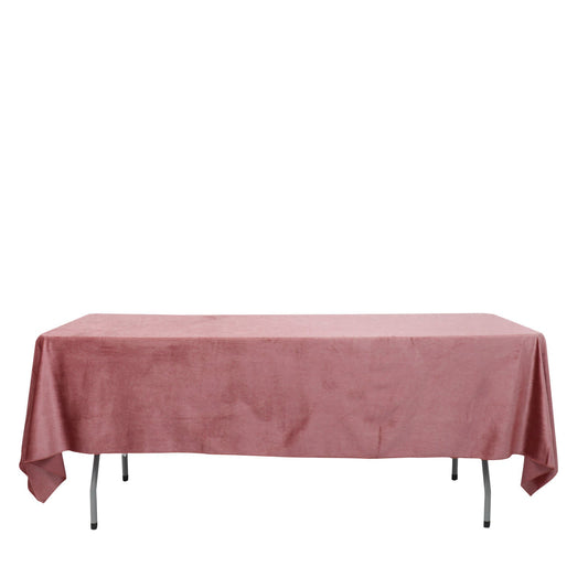 Luxurious Rectangle Velvet Tablecloth
