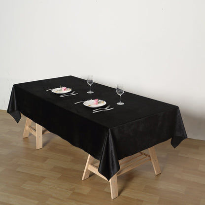 Luxurious Rectangle Velvet Tablecloth