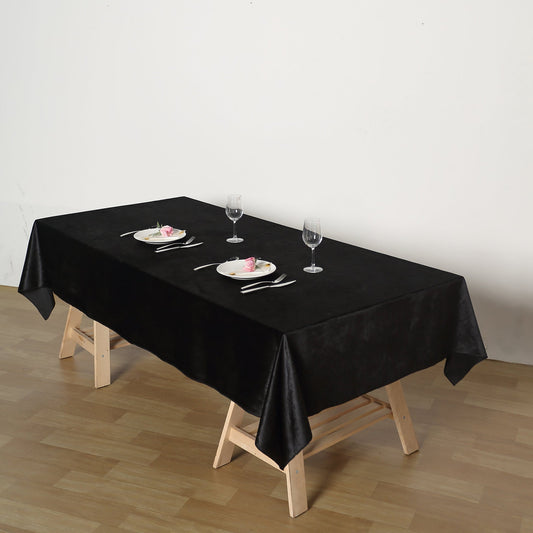 Luxurious Rectangle Velvet Tablecloth