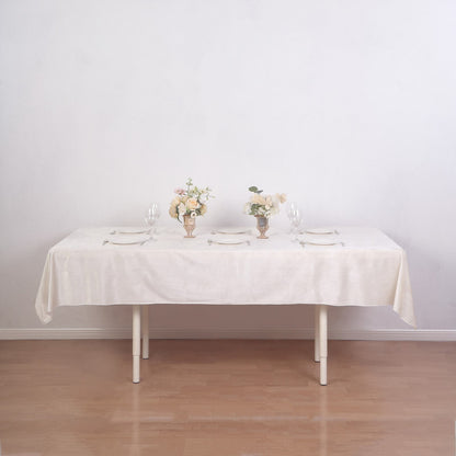 Luxurious Rectangle Velvet Tablecloth