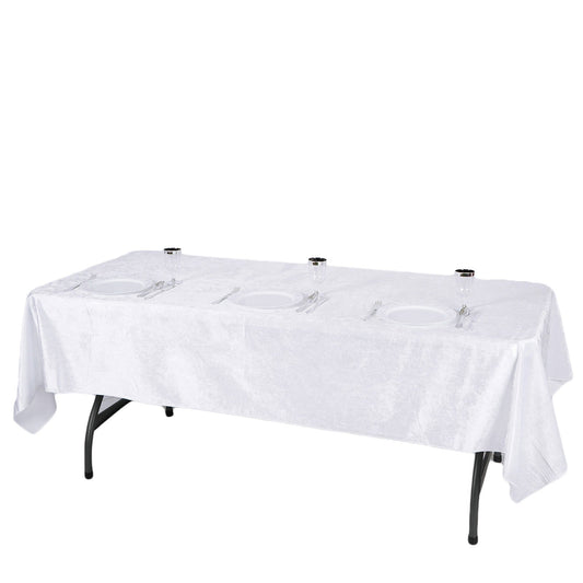 Luxurious Rectangle Velvet Tablecloth