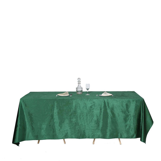 Luxurious Rectangle Velvet Tablecloth