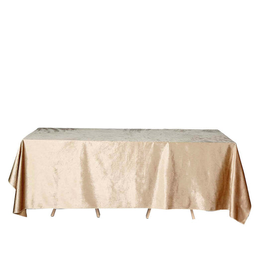 Luxurious Rectangle Velvet Tablecloth