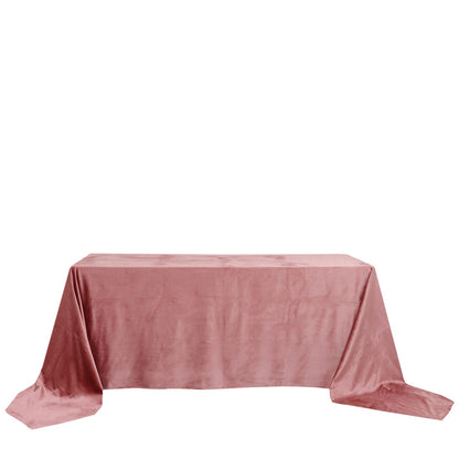 Luxurious Rectangle Velvet Tablecloth
