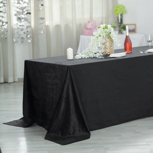 Luxurious Rectangle Velvet Tablecloth