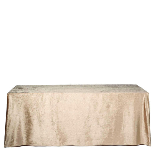 Luxurious Rectangle Velvet Tablecloth