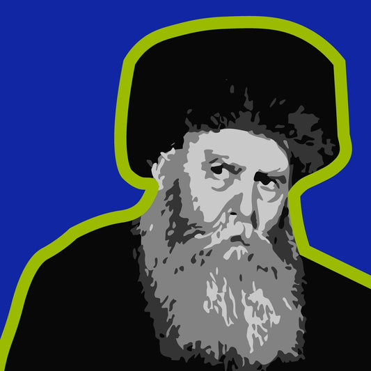 Rebbe Rayatz - Chabad Icons by Shimshon