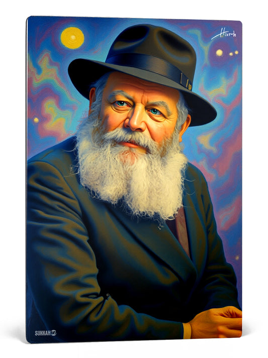 Lubavitcher Rebbe on Waterproof Metal by Hirsch